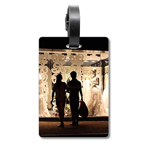 Étiquette d'identification pour valise de voyage de mariage et accessoire de bagage