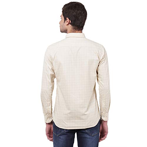 Image of TAHVO Men's Regular Fit Long Sleeves Cotton Formal Shirt