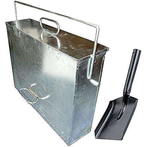 Srendi® Silver Ash Carrier with Free Shovel Cover