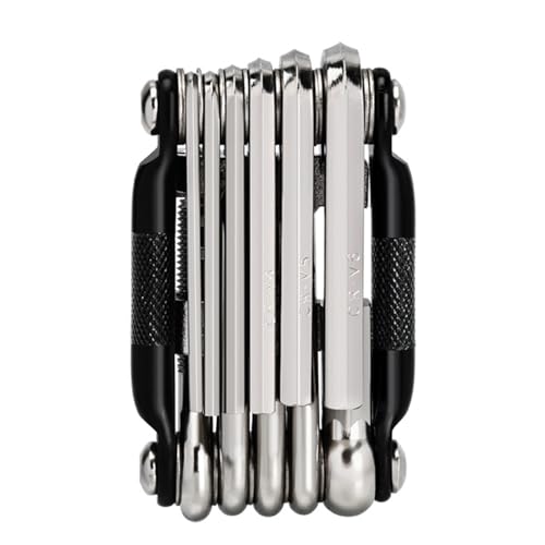 WEISUYUUS Bicycles Maintenance Multitool 16 in 1 Bikes Repair Wrench Pocket Multifunctional Steel Bicycles Toolset Folding Wrench