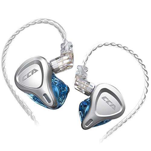 CCA CSN 1BA + 1DD ハイブリッド ノイズキャンセリング インイヤー イヤホン モニター HIFIゲーム 運動 2Pin リケーブル可能 イヤホン (マイクなし, ブルー) CCA CSN 1BA + 1DD ハイブリッド ノイズキャンセリング インイヤー イヤホン モニター HIFIゲーム 運動 2Pin リケーブル可能 イヤホン (マイクなし, ブルー)