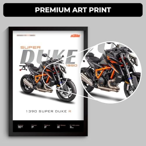 Image of Funk You Store A4 Poster Photo Frames All Cars (KTM 1390 Super Duke R) (F 034)