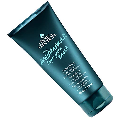 Body Drench The Aquamarine Supergreen Mask 89 ml | Mascarilla Facial | Desintoxicación | Antioxidante| Con Vitamina B, Espirulina y Matcha Cover