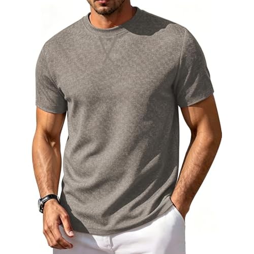 rosemia Mens T Shirts Basic Short Sleeve Tees Casual Regular Fit Crewneck Tops 2026