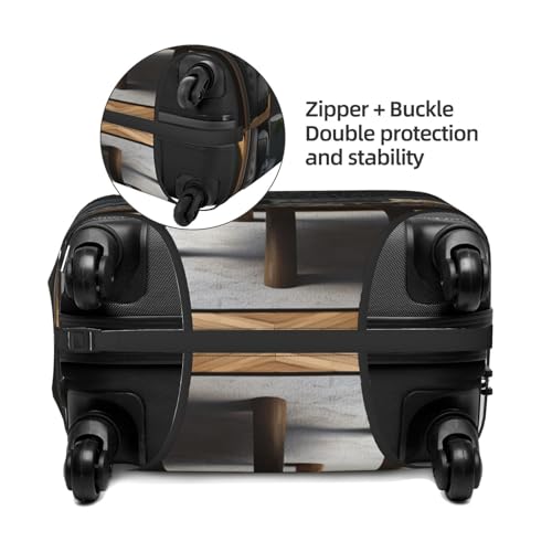 Luggage Cover Elastic Washable Suitcase Cover Dustproof Suitcase Protector Personalized Decorative Paintings Travel Luggage Baggage Covers For 18-32 Inch4