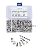 blechschrauben schwarz mit scheibe 【Ideale Wahl】: Das Spanplattenschrauben-Sortiment für Profis und Hobbybastler lässt keine Wünsche offen. Die Schraubenbox ist stabil und mit durchsichtigem Deckel.