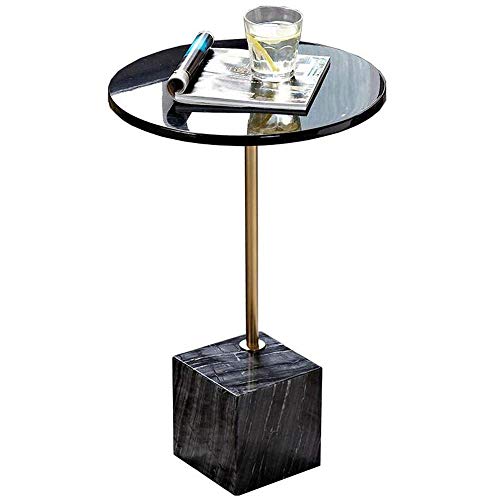 YueQiSong Multifunctional Creative European Style Table, Marble Side T
