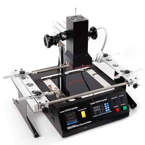 Estación de retrabajo de aire caliente y kit de soldadura para reparación electrónica, herramienta de soldadura y reballing de alta precisión para tabletas y dispositivos
