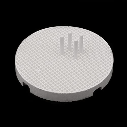 2pcs Dental Lab Honeycomb Firing Trays with 20pcs Zirconia Ceramic Pins | Circle Plate Hold Rack Sintering Dental Lab Material