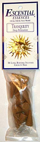 Tranquility - Escential Essences Cono Incienso - Paquete de 16 conos