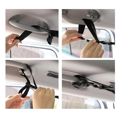 Aufbewahrungstaschen für Autodecke – Organizer mit doppelter Dicke aus Mesh für Auto – Organizer-Tasche innen robust Reisezubehör für Limousine SUV