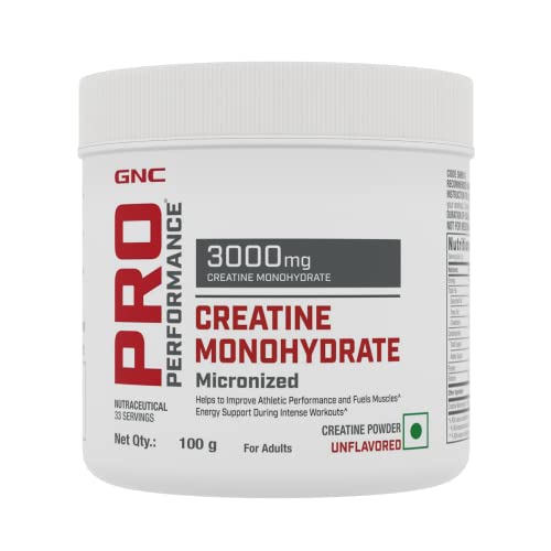 Image of GNC Amp Pure Isolate Whey,Powder,Zero Carb Vanilla Custard 2Lbs + Pro Performance Creatine Monohydrate 100Gm, 1 Kilogram, 30 Servings