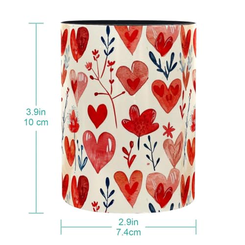 Fournitures de bureau et accessoires de rangement avec cœur rouge unique