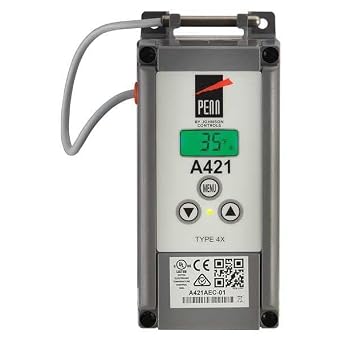 Johnson Controls A421AEC-02C Electronic Temp Control, SPDT, 1 Switch, 6.5 ft. (2m)