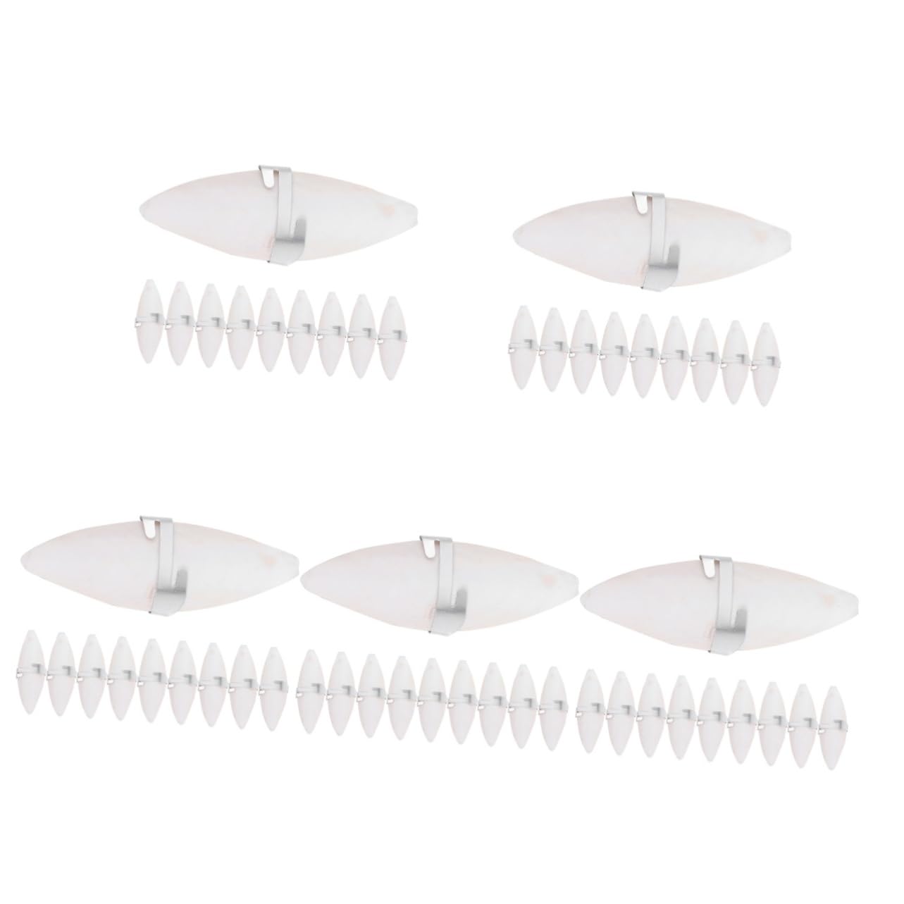 Mipcase 50pièces Jouets à Mâcher pour Perroquets De Seiche Jouets pour Oiseaux avec Design Pendentif Adaptés Aux Perruches Et Perroquets Accessoires Sûrs Et pour Jeu Et Entretien