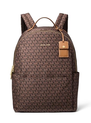 Michael Kors Sable Large Backpack, Gold-Tone Hardware/Brown/Acorn