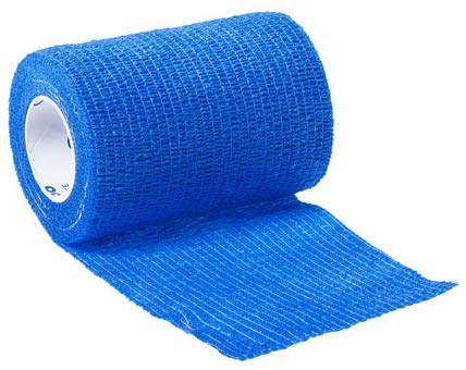 Cohesive Elastic Bandage, Blue, 2” x 5yd, Box of 36