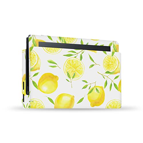 Skin Nintendo Switch Autocollant Vinyle Citrons Protection Console Dock Switch Katerina Kirilova