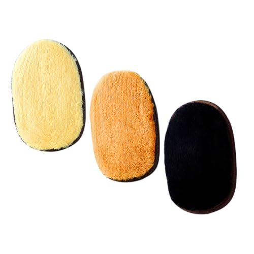 Ciieeo Guanti per Pulizia Scarpe Pelle con Setole Morbide Ispessite Guanto Lucidatura per Borse Divani E Accessori in Pelle 7.09X4.72 Protezione Mani E Facile Utilizzo