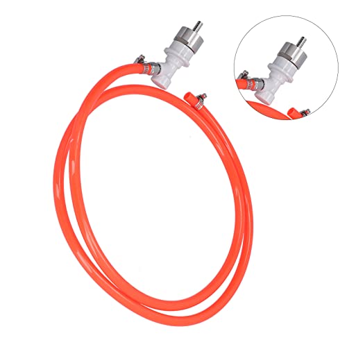 Ball Lock Line Assembly, 1,7 M Ball Lock Beer Line Assembly mit 5/16 Zoll Karbonisierungskappe Bierfass Zubehör für das Heimbrausystem