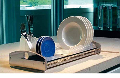 Tecnoinox Scolapiatti da appoggio in acciaio Inox Arco - 45 cm