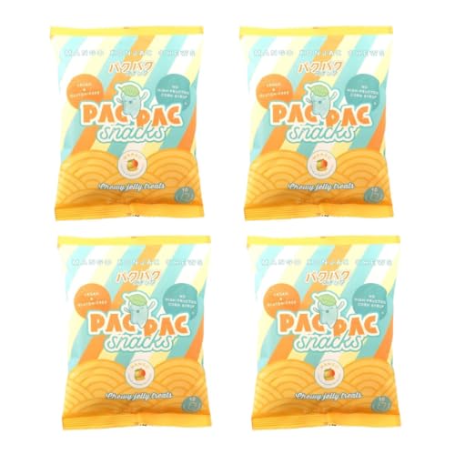 Image of Mango Konjac Chews | Premium Konjac Jelly Treats | 4pack 10 Sachets per bag | Vegan, Gluten-Free, Low-Calorie | Crafted in Japan | Only 4g Sugar, 0g Fat per Serving | Refreshing Fruit Snack for Weight Management