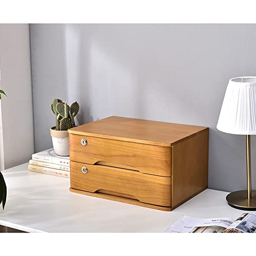 Scrivania in legno chiudibile a chiave con armadietto piatto Soluzione di archiviazione per documenti per casa e ufficio Accessori e forniture per scrivania supporto per spazio di lavoro senza