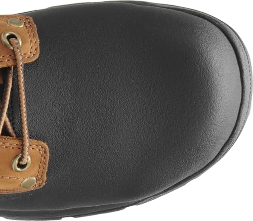 Carolina Bruno Internal 6" Metguard Composite Toe Work Boots for Men - Metatarsal Guard, Cushion Insole, AG7 Footbed and Rubber Outsole, EH-Rated, Brown - 12 D3