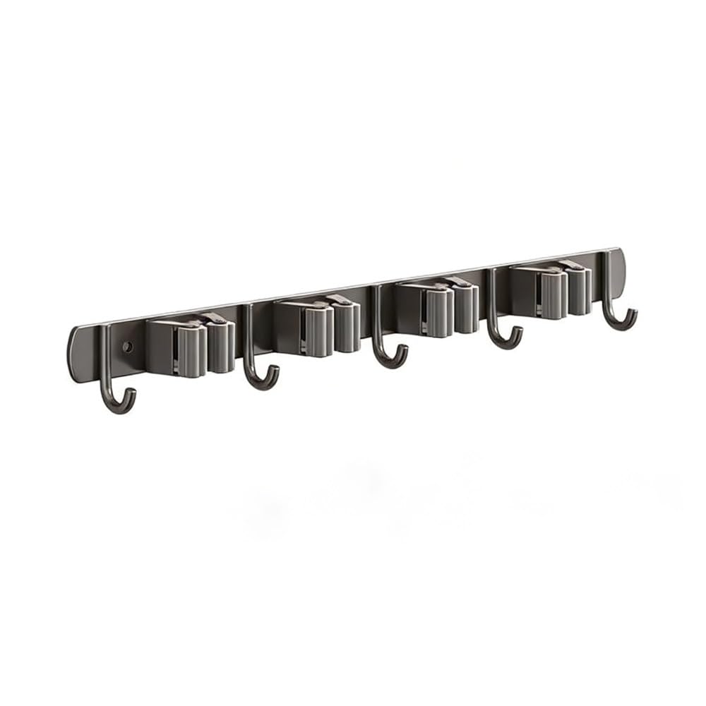 NVISRHDP Stainless Steel Mop Broom Rack Wall Bracket