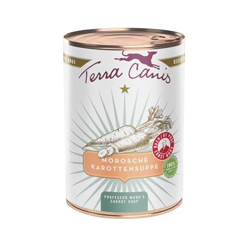 Terra Canis Karottensuppe Hundefutter 400 g - Ideal bei Magen-Darm- und Verdauungsproblemen | für eine gesunde Darmflora | Inhaltsstoffe 100 % Human-Grade