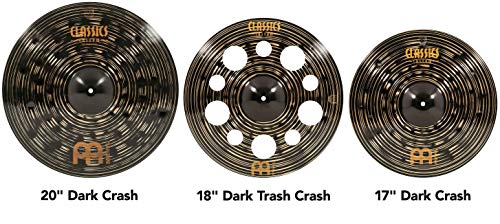 Meinl Cymbals Classics Custom Dark Supreme Cymbal Set Box Pack — Made In Germany — For Rock, Metal And Fusion, 2-Year Warranty (Ccd-Es3) #TOP2