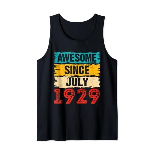 Regalos de 94 años impresionantes desde julio de 1929 94 cumpleaños Camiseta sin Mangas
