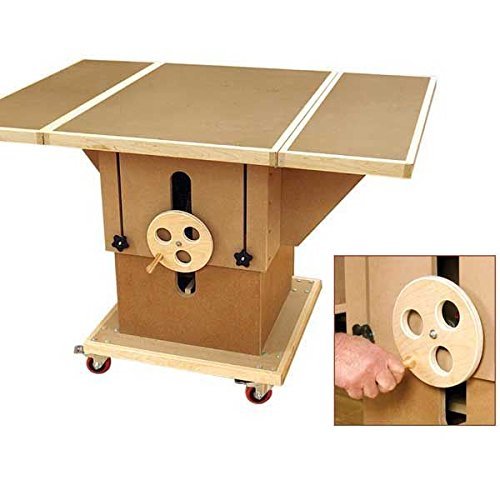 WOODCRAFTProject Paper Plan To Build Adjustable 3-In-1 Assembly Table - Material Not Included