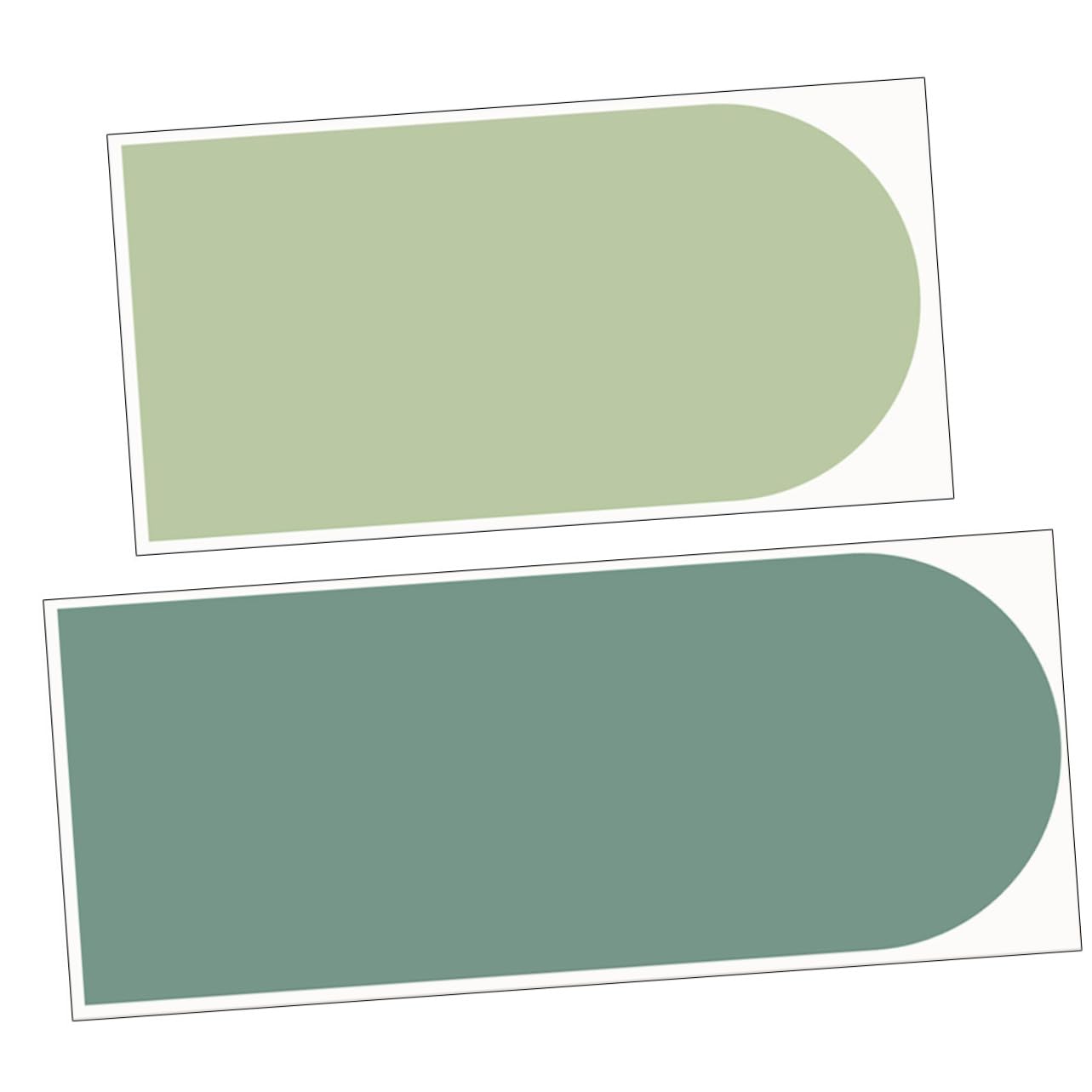 Carta da Parati Geometrica Adesivi Murali Arco 2 Pezzi in Pvc Resistenti e Forte Adesivo, Decorazione Elegante per Camere da Letto e Finestre