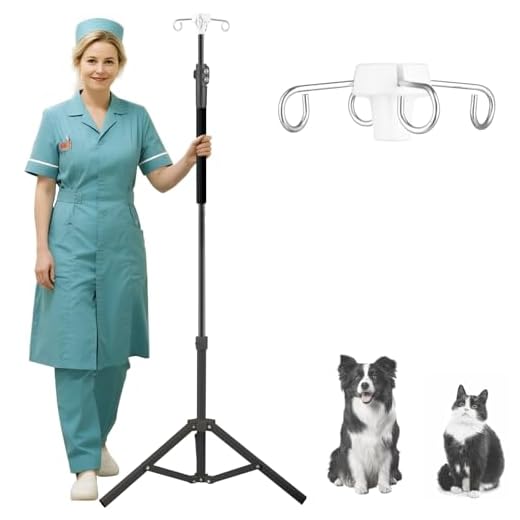 Adjustable IV Pole for Home and Travel