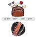 HESHE Genuine Leather Crossbody Bags Leather Purses for Women Vintage Small Shoulder Handbags with Multi-Pockets (Brown)