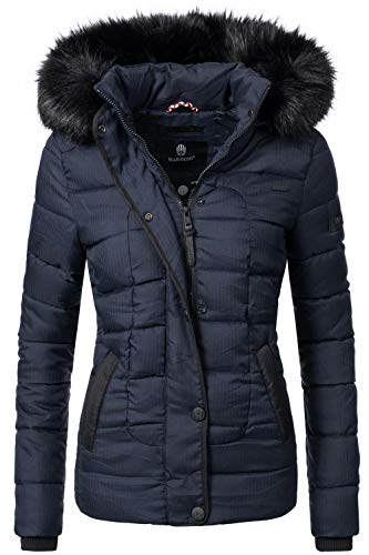 Preisvergleich Produktbild Marikoo Damen Winter Jacke Steppjacke Unique Blau Gr. S
