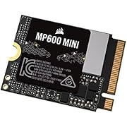 Corsair MP600 Mini 1TB M.2 NVMe PCIe x4 Gen4 2 SSD – M.2 2230 – Up to 4,800MB/sec Sequential Read – High-Density 3D TLC NAND – Great for Steam Deck and Microsoft Surface – Black