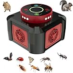 Rodent Deterrent, Rodent Repellent Ultrasonic, Bat Exclusion Device, Rats Deterrent Indoor with 4 Modes for Attic House Warehouse Basement Garage Office