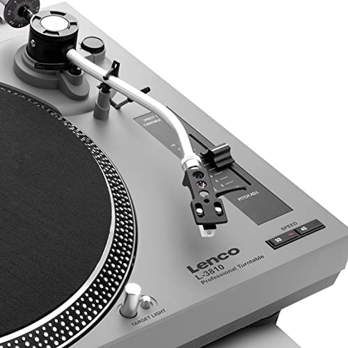 Lenco L-3810 Platine vinyle à entraînement direct – Platine vinyle DJ – 33/45 tours/minute – contrôle de pas – système de lecture magnétique – éclairage des aiguilles – contrôle de pas – gris mat - Les Beatles, Paul McCartney, John Lennon, RIngo Starr, George Harrison Lenco L-3810 Platine vinyle à entraînement direct - Platine vinyle DJ - 33/45 tours/minute - contrôle de pas - système de lecture magnétique - éclairage des aiguilles - contrôle de pas - gris mat – Image 6