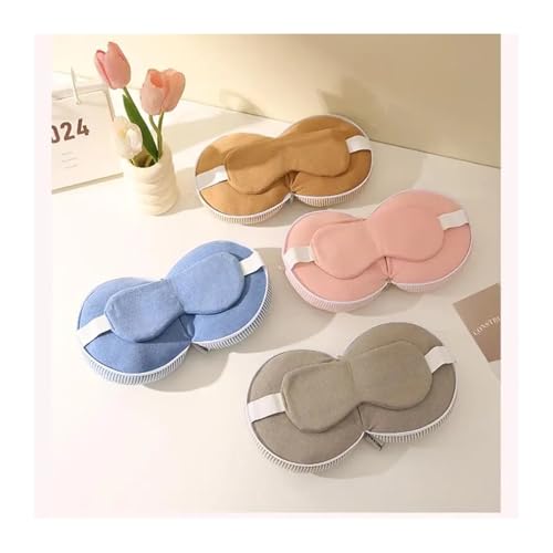 Almohada de cuello ajustable y máscara para dormir miniatura 6