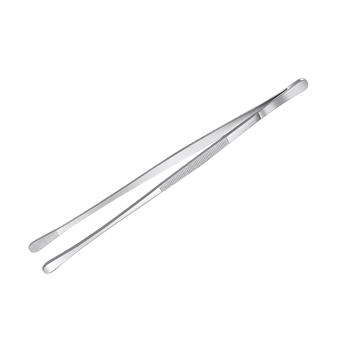 PHENOFICE Ergonomic Food Tongs Bbq Grill Tong for Outdoor Cooking Camping Toast Serving Heat Resistant Handle Easy to Clean Kitchen Tool for Home and Restaurant