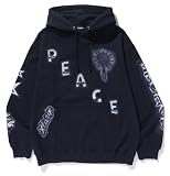 [エクストララージ] エアーブラッシュプルオーバーフーデットスウェットシャツ AIRBRUSH PULLOVER HOODED SWEATSHIRT 101253012018 BLACK M