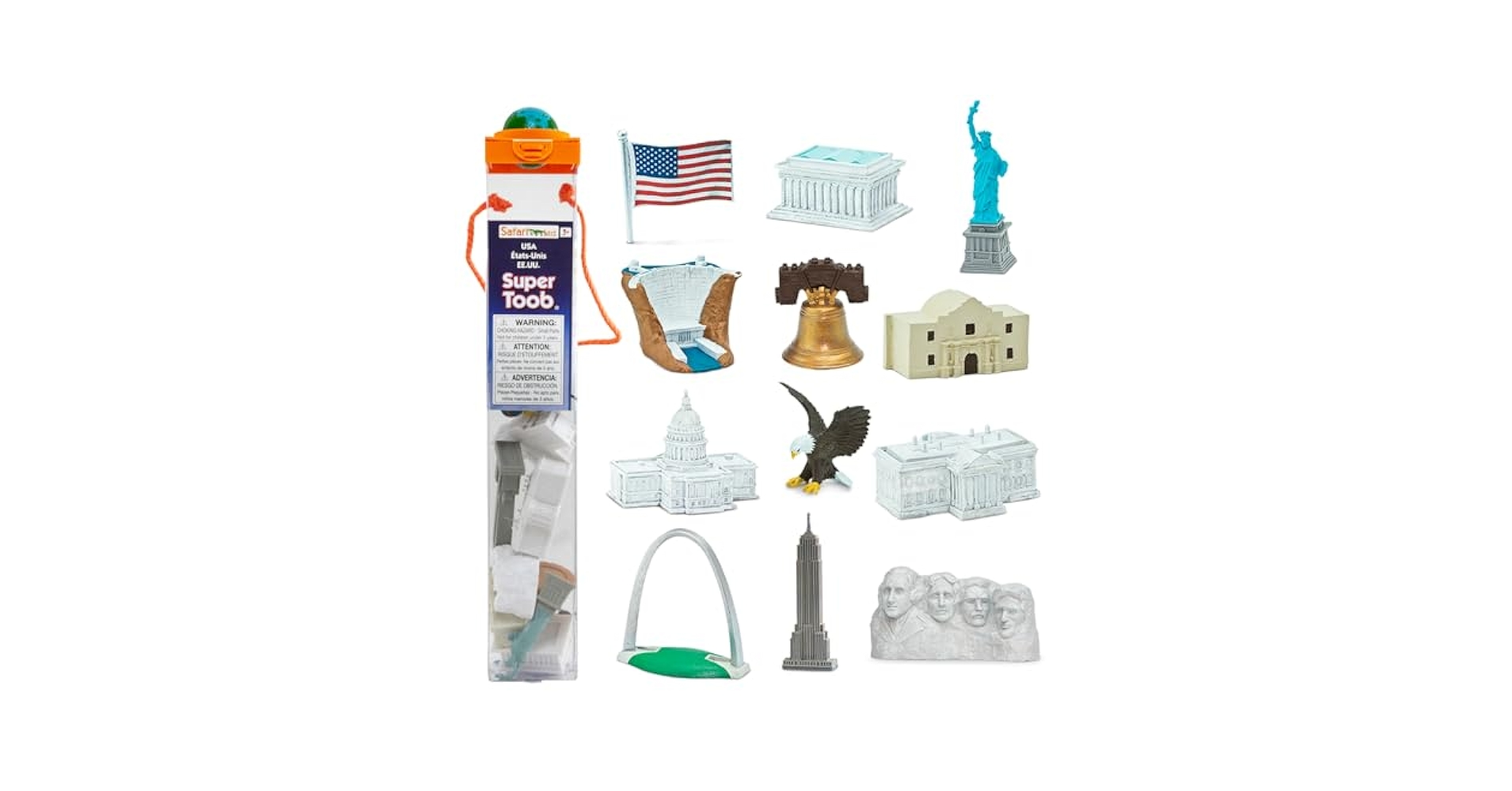 Amazon.com: Safari Ltd. USA Super Toob - Toy Figures of