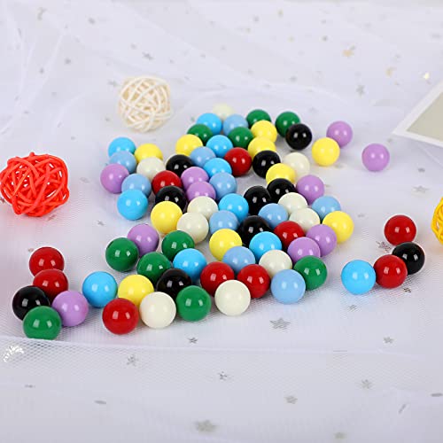 Laviesto Game Replacement Marbles,80Pcs Solid Color Game Balls For Chinese Checkers,Aggravation Game,Marble Run,Marble Games(14Mm/8 Colors) #TOP2