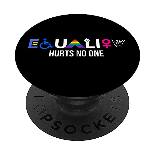"Uguaglianza non fa male nessuno" uguali diritti LGBTQ Pride Feminist PopSockets PopGrip Intercambiabile