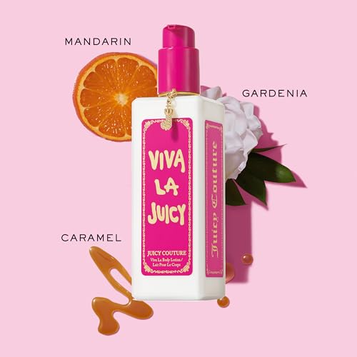 Image of Juicy Couture Viva La Juicy Body Lotion for Women, 8.6 fl oz | Viva La Juicy scented body lotion for women. Moisturizes dry skin with the fruity floral Viva La Juicy fragrance.