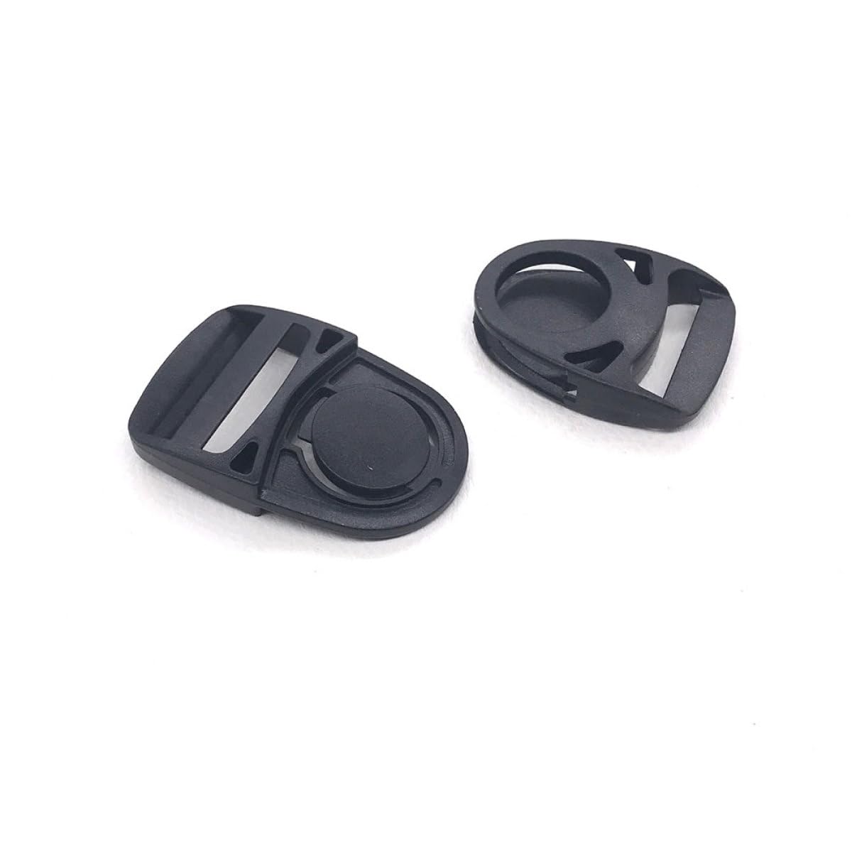 Boucles en plastique noires pour sac à dos : Réparez vos bagages de voyage avec jojofuny 25mm