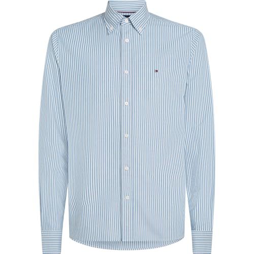 Chemise décontractée Tommy Hilfiger en coton Oxford à rayures pour homme