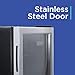BLACK+DECKER 1.7 Cu. Ft. Beverage Cooler, Beverage Fridge with Double Pane Glass Door, Drink Fridge and Beverage Refrigerator with 63-Can Capacity for Home Bar, Home Office and More